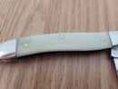 Case XX Patriotic Embellished Pocket Knife Stainless Blades Natural Smooth Bone Handle 64136
