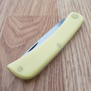 Case XX Sod Buster Jr Pocket Knife Carbon Steel Blade Yellow Synthetic Handle 00032