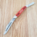 Case XX Chevrolet Stockman Pocket Knife Stainless Steel Blades Synthetic Handle 33705