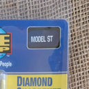 EZE-LAP Pocket Diamond Sharpener Tapered Rod For Serrated Knives Light And Compact ST