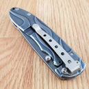 Case XX Tec X Framelock Harley Folding Knife 3.25" Stainless Blade Stainless Handle 52121