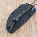 ESEE Model 3 Fixed Knife 3.88" Black Powder Coated 1095HC Steel Blade 3D Machined G10 Handle 3PMB002