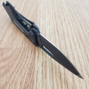 Case XX Tec X Dinero Harley Folding Knife 3" Stainless Blade Black Stainless 52080