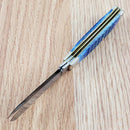 Case XX Mini Trapper Pocket Knife Surgical Steel Blades Navy Blue Jigged Bone Handle 02838