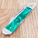 Case XX John Deere Mini Copperlock Folding Knife 3.63" Stainless Steel Blade Kirinite Handle 15774