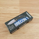 Cold Steel Mini Recon 1 Folding Knife 3" AUS-10A Steel Blade Black GRN Handle