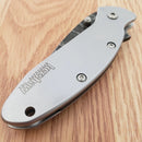 Kershaw Scallion Assisted Folding Knife 2½ Damascus Steel Blade Stainless Handle