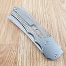 Bestech Spanish Tip Folding Knife 3.75" Bohler M390 Steel Blade Micarta/Titanium Handle