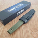 Cold Steel Kobun Fixed Knife 5.50" AUS-8A Stainless Blade Green Kray-Ex Handle