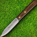 Old Hickory Paring Kitchen Knife 3.25" Carbon Steel Blade Brown Wood Handle