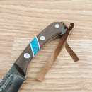 Condor Fixed Knife 2.32" 1095 Steel Blade Walnut/Reconstituted Turquoise Stone