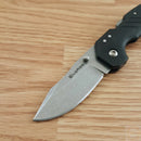 Cold Steel Engage Folding Knife 2.5" 4116 Steel Clip Point Blade Black GFN Handle