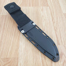 Cold Steel Razor Tek Fixed Knife 6.5" 4116 Steel Full Tang Blade Black Sculpted GFN Handle