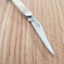 Rough Ryder Baby Toothpick Pocket Knife Stainless Steel Blade White Bone Handle