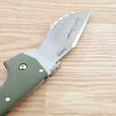 Cold Steel Spartan Folding Knife 4.5" CPM-S35VN Steel Blade OD Green G10 Handle