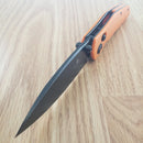Bestech Knives Ronan B-Lock Folding Knife 3.25" 14C28N Stainless Steel Blade Orange G10 Handle