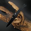 Artisan Andromeda Folding Knife 3.50" CPM S35VN Steel Blade Black Micarta Handle