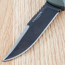 Condor Bushglider Fixed Knife 4.25" 1095HC Steel Full Blade OD Green Polypropylene Handle
