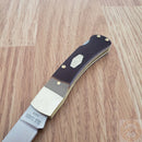 Schrade Old Timer Folding Knife Stainless Steel Blade Sawcut Delrin Handle 3OT