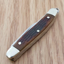 Rough Ryder Tiny Stockman Pocket Knife 440 Steel Blades Amber Jigged Bone Handle