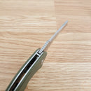 Artisan Eagle Liner Folding Knife 3.63" D2 Tool Steel Blade Green G10 Handle