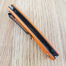 Artisan Small Orthodox Folding Knife 2.75" D2 Steel Blade Textured G10 Handle