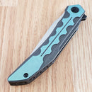Bestech Knives Samari Frame Folding Knife 3.88" Bohler M390 Steel Blade Titanium Handle