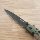 Cold Steel Ti-Lite Liner Folding Knife 4" AUS-8A Steel Blade Green ZY-EX Handle