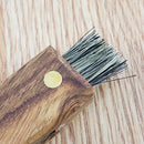 Rough Ryder Mushroom Folding Pocket Knife 440A Steel Blade Brown Wood Handle