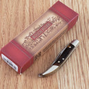 Rough Ryder Mini Toothpick Folding Knife 440 Steel Blade Imitation Tortoise Shell Handle