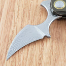 Bestech Knives Strelit Folding Knife 2.13" Damascus Steel Blade Bronze Titanium Handle