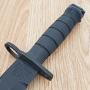 Ontario Combat Fixed Knife 7" Black 420 Steel Blade Black ThermoSynthetic Handle