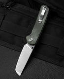 Bestech Knives Sledgehammer Folding Knife 3" D2 Tool Steel Blade Green Micarta Handle