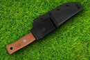 TOPS Fieldcraft Fixed Knife 3.75" Full Tang 1095HC Steel Blade Micarta Handle