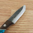 Condor Fixed Knife 2.32" 1095 Steel Blade Walnut/Reconstituted Turquoise Stone