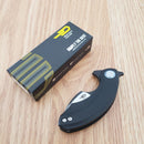 Bestech Knives Strelit Liner Folding Knife 1.5" 14C28N Sandvik Steel Blade Black G10 Handle