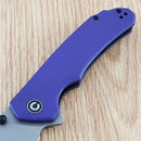 Civivi Brazen Folding Knife 3.5" Sandvik 14C28N Steel Blade Purple G10 Handle