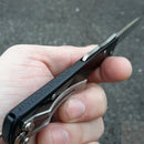 OTTER-Messer Mercator Folding Knife 3.25" Carbon Steel Blade Stainless Handle