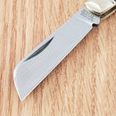 Rough Ryder Half Hawk Cinnamon Folding Knife Carbon Steel Blade Stag Bone Handle