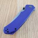 Civivi Brazen Folding Knife 3.5" Sandvik 14C28N Steel Blade Purple G10 Handle