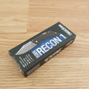 Cold Steel Mini Recon 1 Folding Knife 3" AUS-10A Steel Blade Black GRN Handle