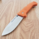 Cold Steel Ultimate Hunter Folding Knife 3.5" Satin S35VN Steel Blade Orange G10 Handle