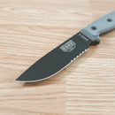 ESEE Model 4 Fixed Knife 4.5" Black 440C Steel Full Tang Blade Micarta Handle