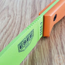 ESEE Model 3 Fixed Knife 3.75" Green Powder Coated 1095HC Steel Blade Orange G10 Handle 3PMVG
