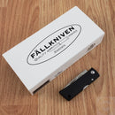 Fallkniven Wolfs Tooth Lockback Folding Knife 2" 3G Steel Blade Black Zytel Handle NU4