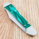 Case XX John Deere Mini Copperlock Folding Knife 3.63" Stainless Steel Blade Kirinite Handle 15774