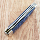 Case XX USMC Trapper Navy Pocket Knife Stainless Steel Blades Jigged Bone Handle 13195