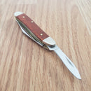 Case XX Cutlery Peanut Pocket Knife Stainless Blades Smooth Chestnut Bone Handle 28702