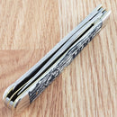 Case XX U.S. Army Trapper Pocket Knife Stainless Steel Blades Bone Handle CA15032