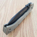 Cold Steel 4-Max Scout Lockback Folding Knife 4" AUS-10A Steel Blade Desert Tan Griv-Ex Handle 62RQDTBK